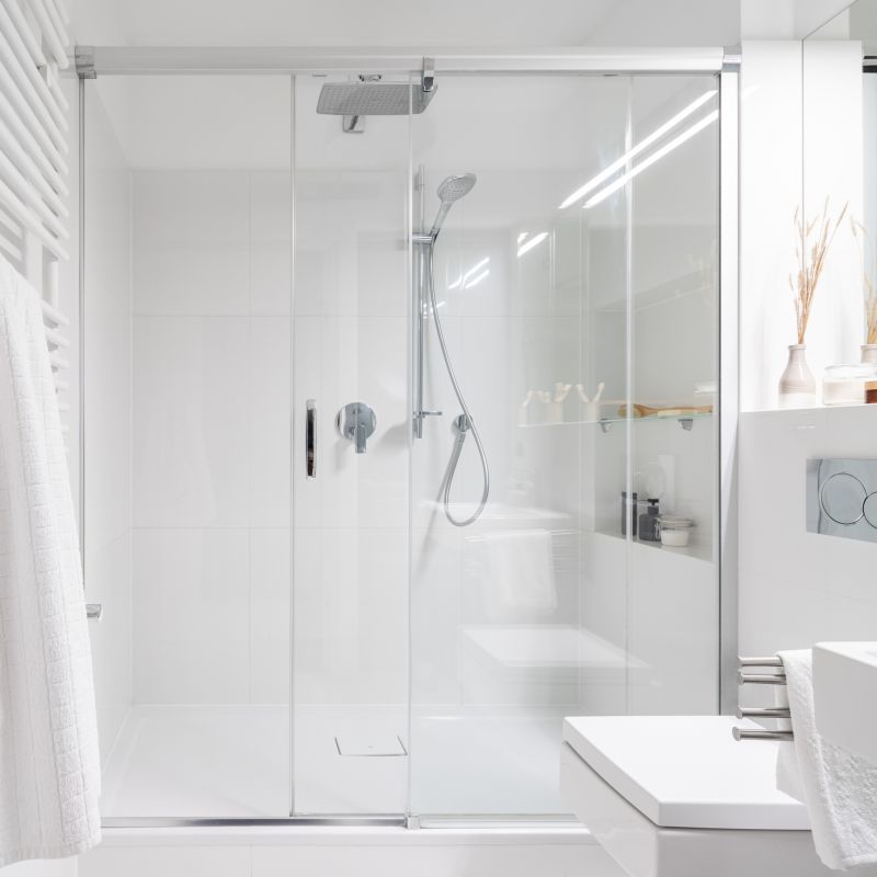Sleek Shower with Modern Fixtures